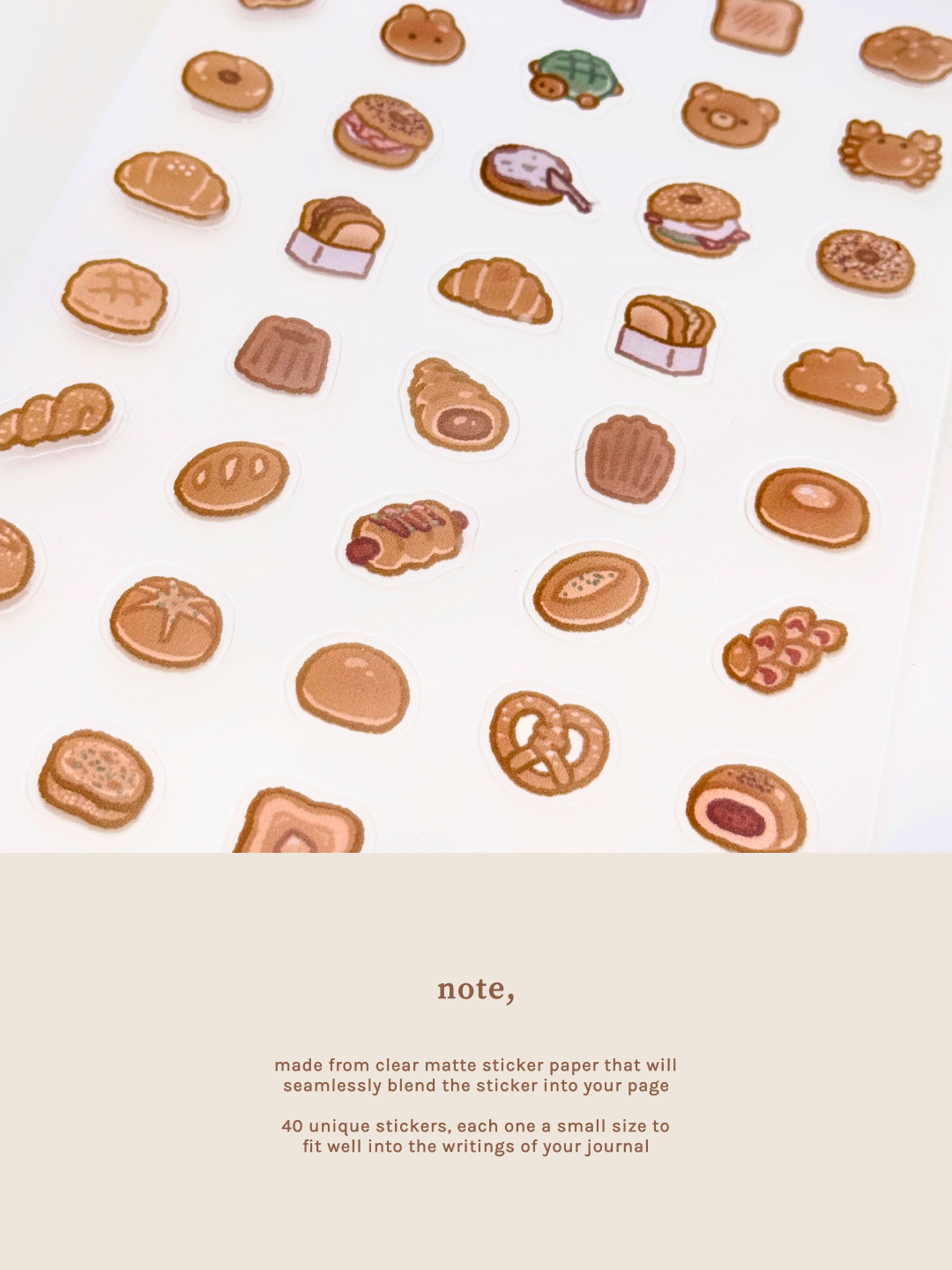 Bread Sticker Sheet ⋮ Mini Series