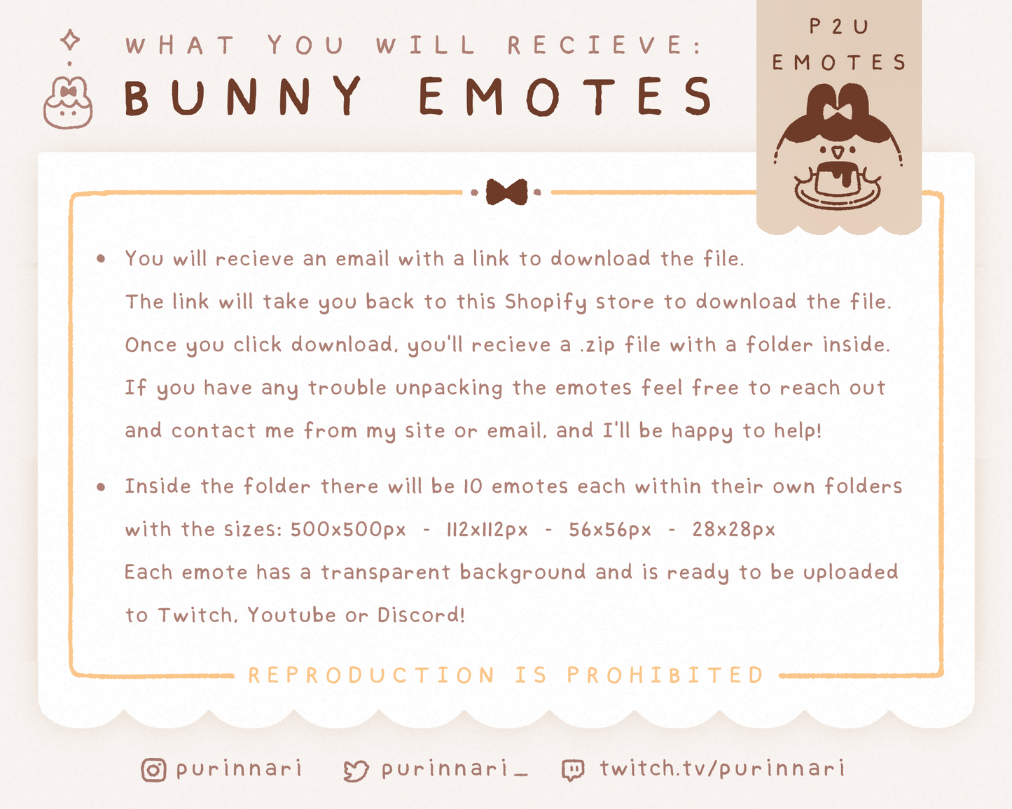 [ P2U ] Bunny Emote Bundle of 10 ⋮ Discord/Twitch/Youtube