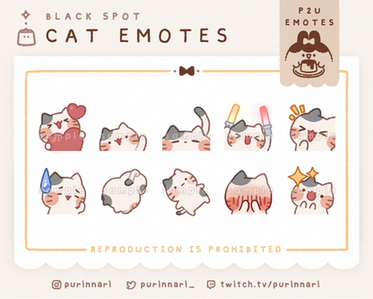 [ P2U ] Cat Emote Bundle of 10 ⋮ Discord/Twitch/Youtube