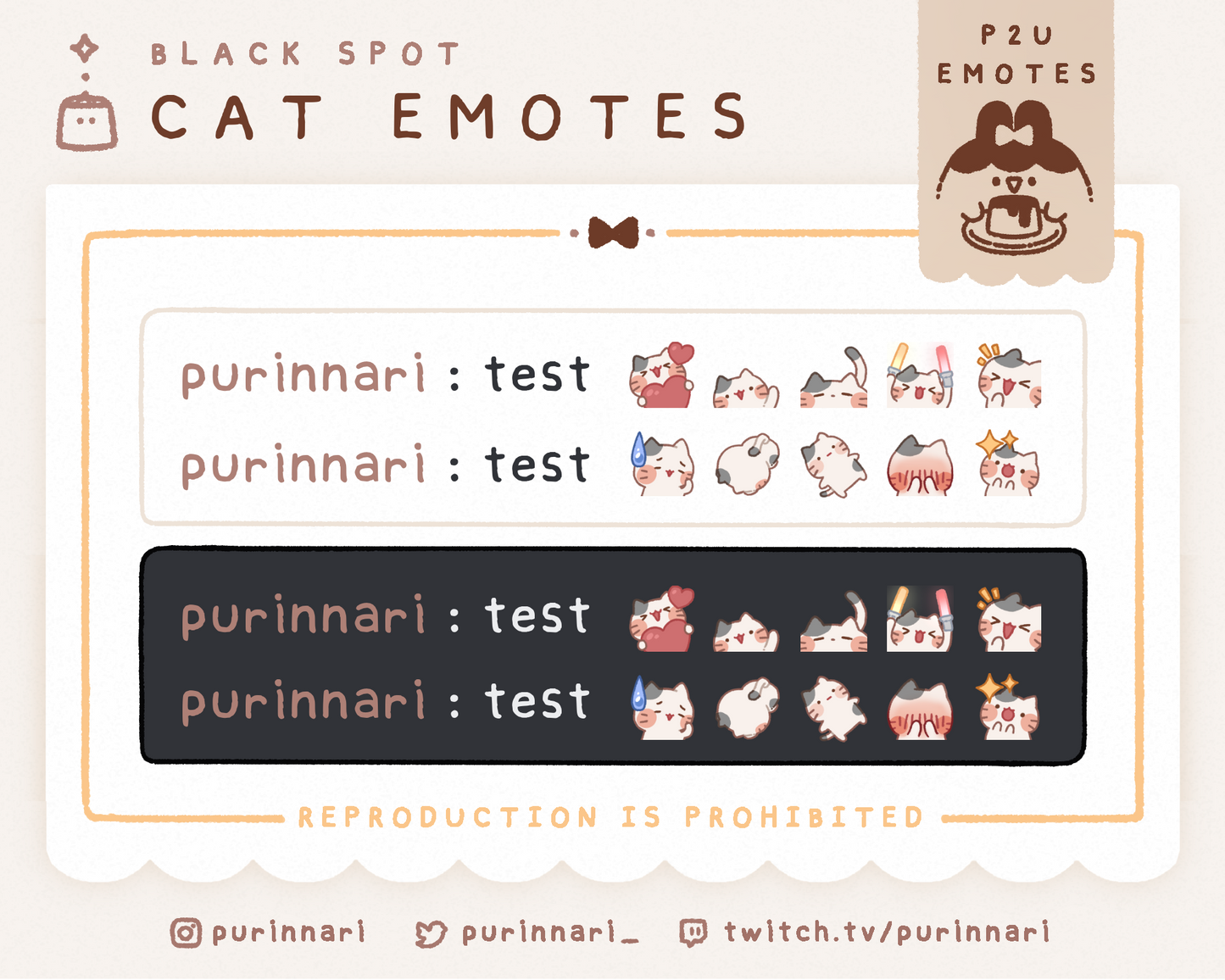 [ P2U ] Cat Emote Bundle of 10 ⋮ Discord/Twitch/Youtube