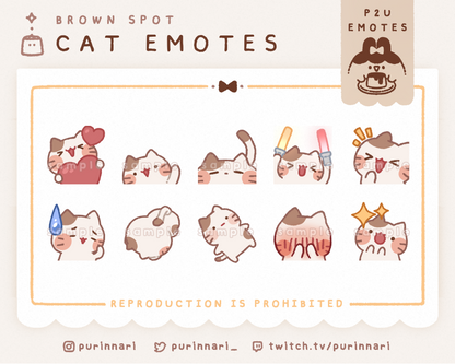 [ P2U ] Cat Emote Bundle of 10 ⋮ Discord/Twitch/Youtube
