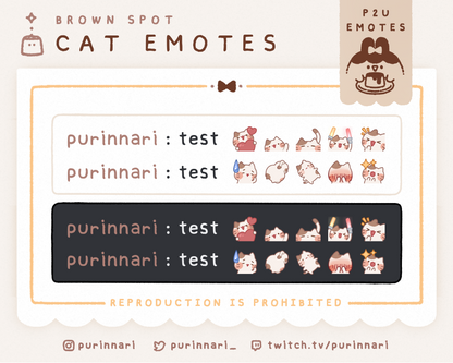 [ P2U ] Cat Emote Bundle of 10 ⋮ Discord/Twitch/Youtube