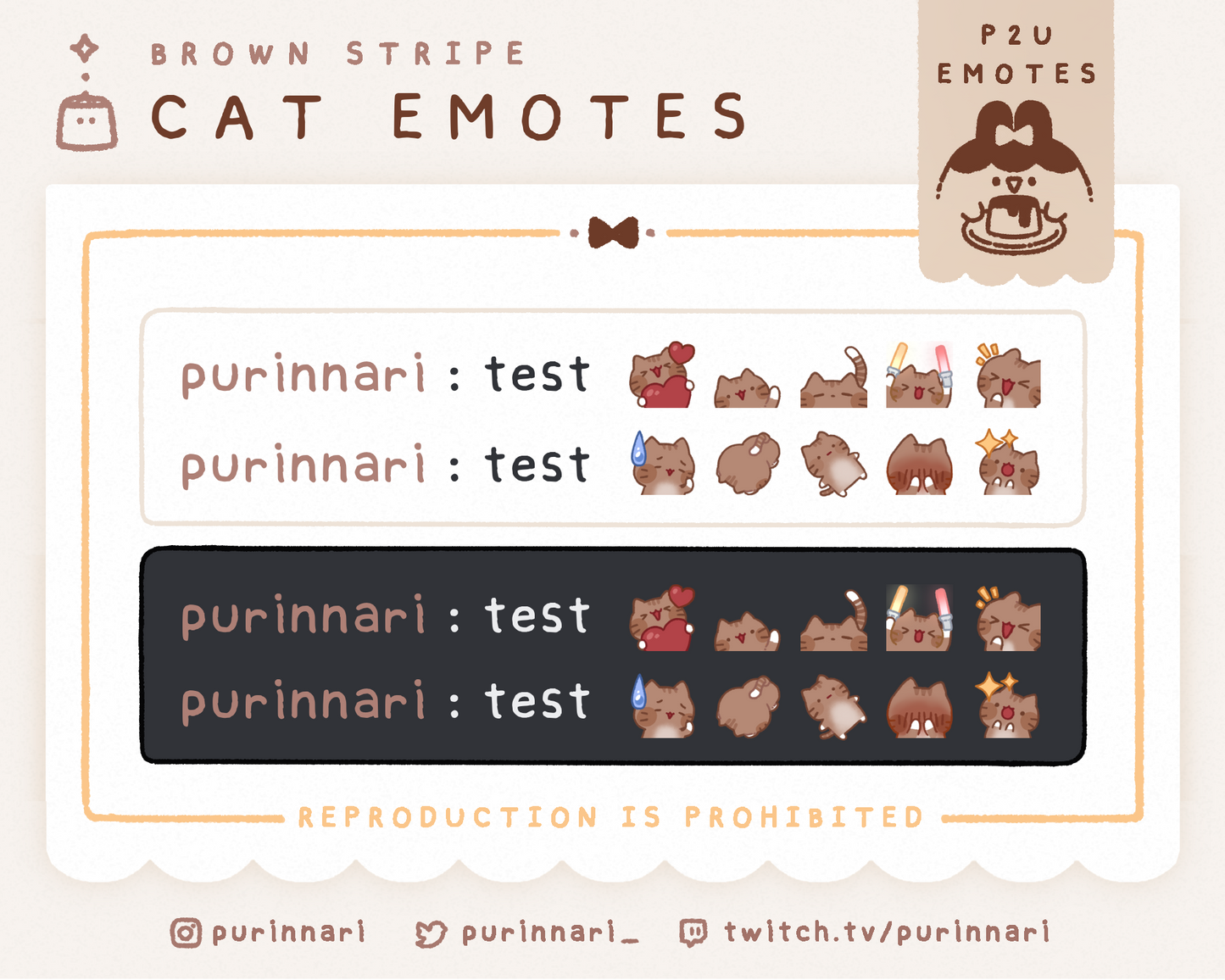 [ P2U ] Cat Emote Bundle of 10 ⋮ Discord/Twitch/Youtube