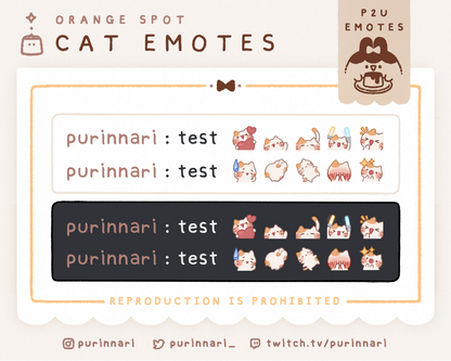 [ P2U ] Cat Emote Bundle of 10 ⋮ Discord/Twitch/Youtube
