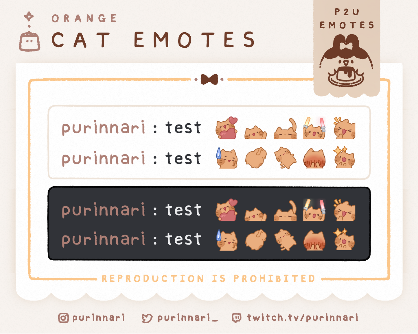 [ P2U ] Cat Emote Bundle of 10 ⋮ Discord/Twitch/Youtube