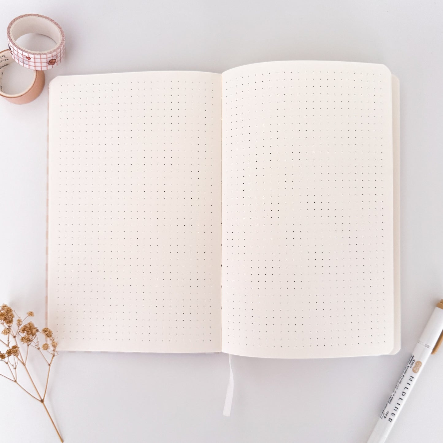 Purin Time Notebook ⋮ Leatherette Notebook with 4 paper types [ blank / dot / lined / grid]