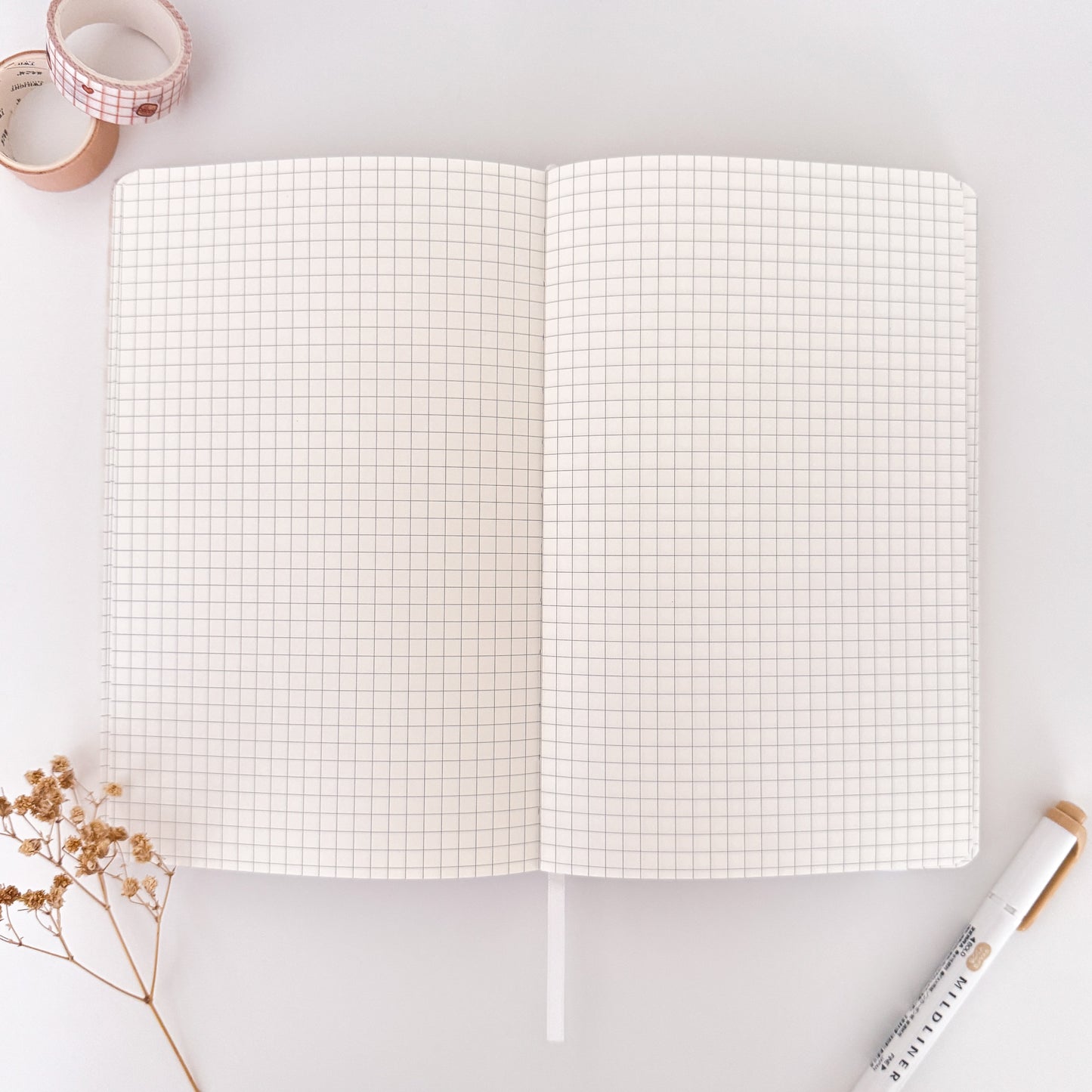 Purin Time Notebook ⋮ Leatherette Notebook with 4 paper types [ blank / dot / lined / grid]
