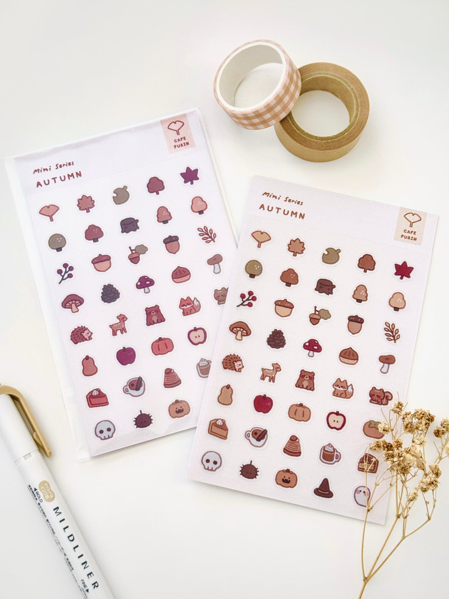 Autumn Sticker Sheet ⋮ Mini Series