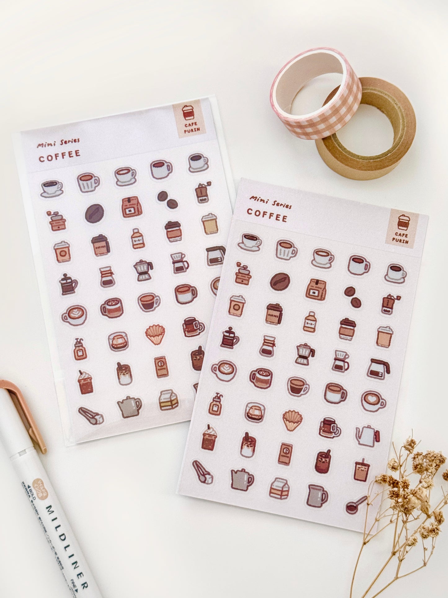 Coffee Sticker Sheet ⋮ Mini Series