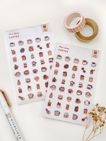Coffee Sticker Sheet ⋮ Mini Series