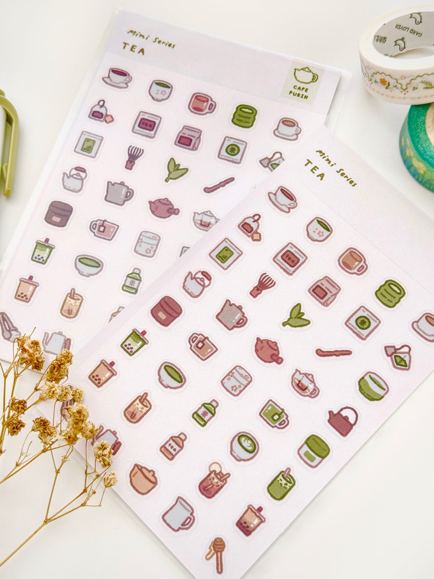 Tea Sticker Sheet ⋮ Mini Series