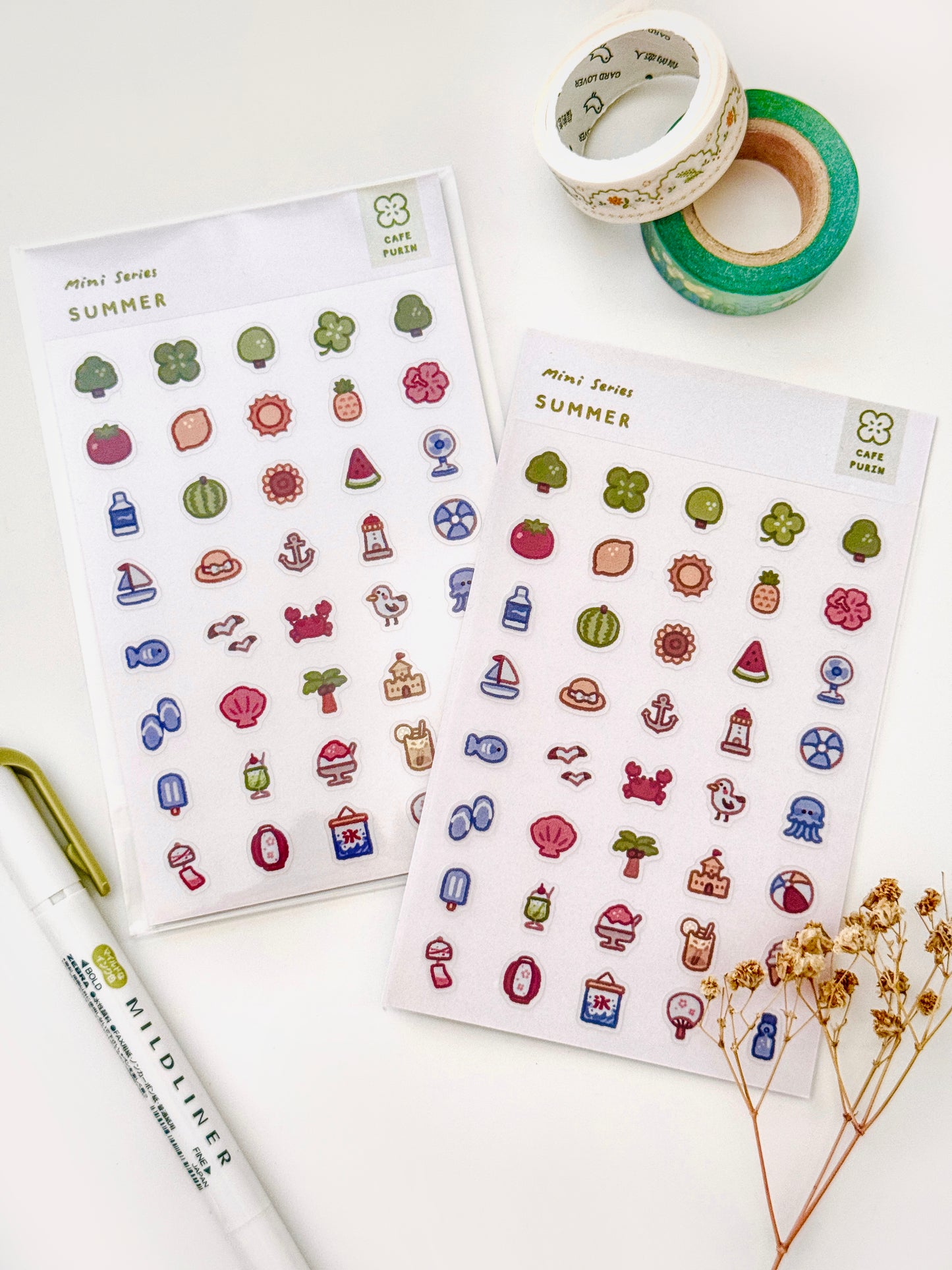 Summer Sticker Sheet ⋮ Mini Series