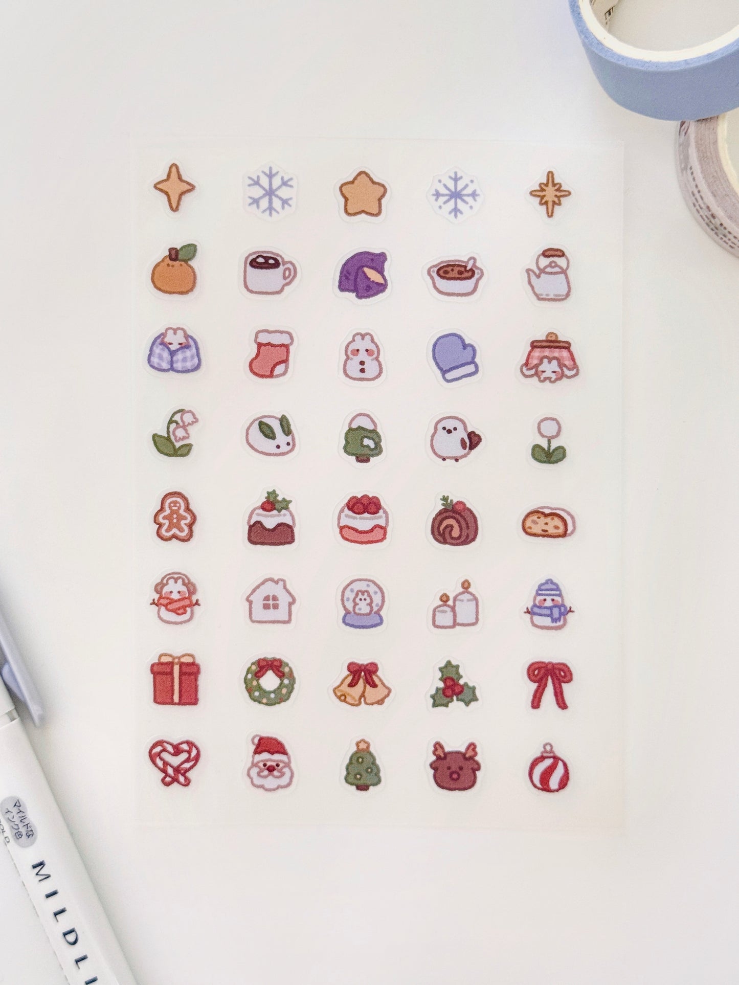 Winter Sticker Sheet ⋮ Mini Series