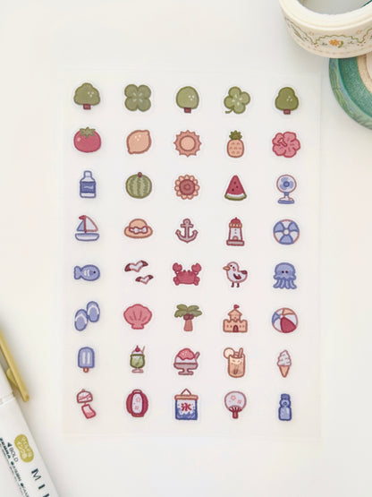 Summer Sticker Sheet ⋮ Mini Series