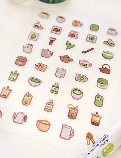 Tea Sticker Sheet ⋮ Mini Series