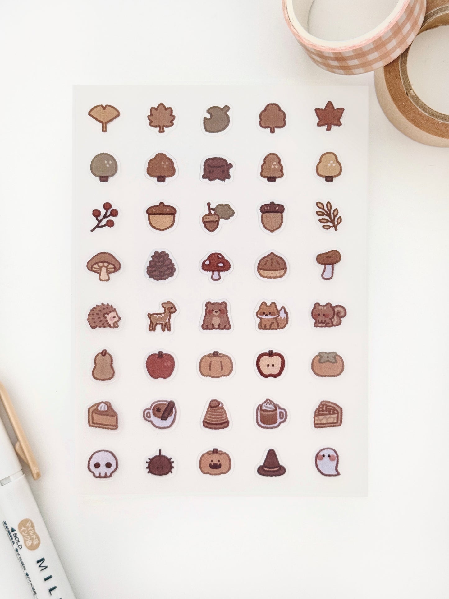 Autumn Sticker Sheet ⋮ Mini Series