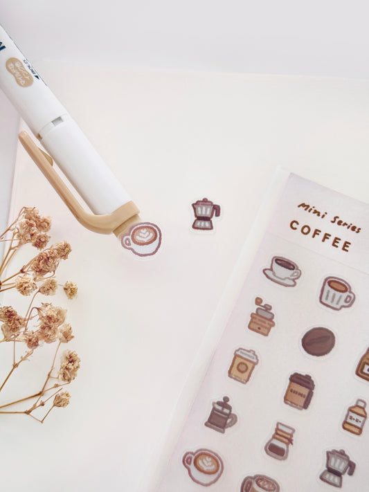 Coffee Sticker Sheet ⋮ Mini Series