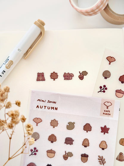 Autumn Sticker Sheet ⋮ Mini Series