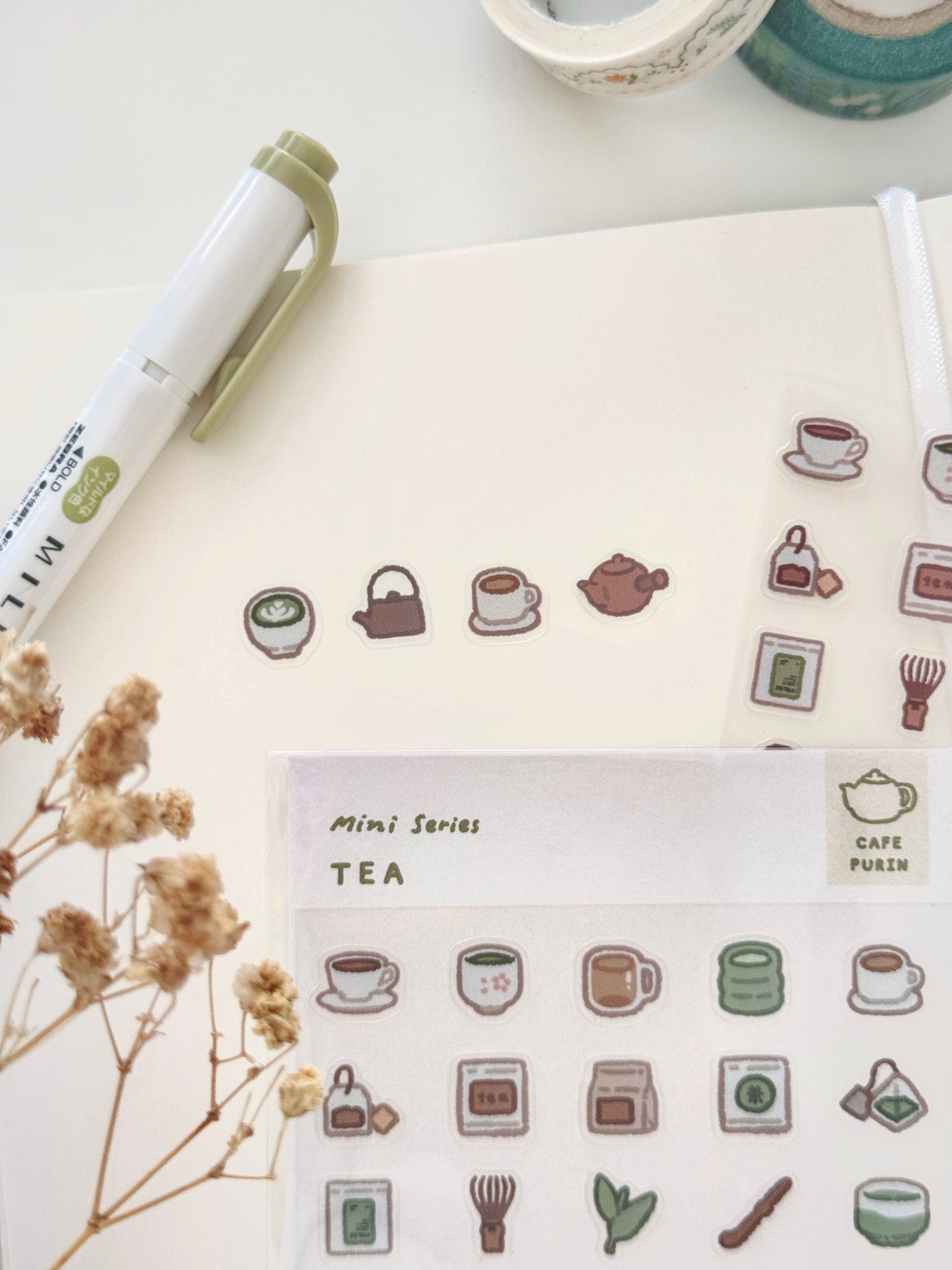 Tea Sticker Sheet ⋮ Mini Series