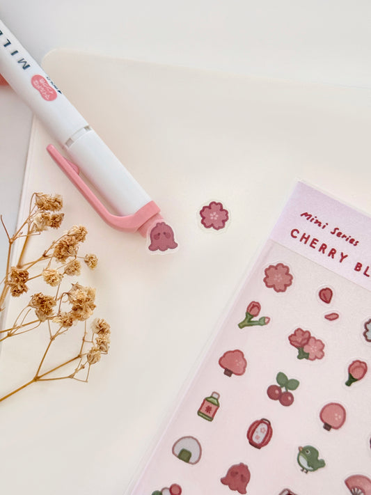Cherry Blossoms Sticker Sheet ⋮ Mini Series