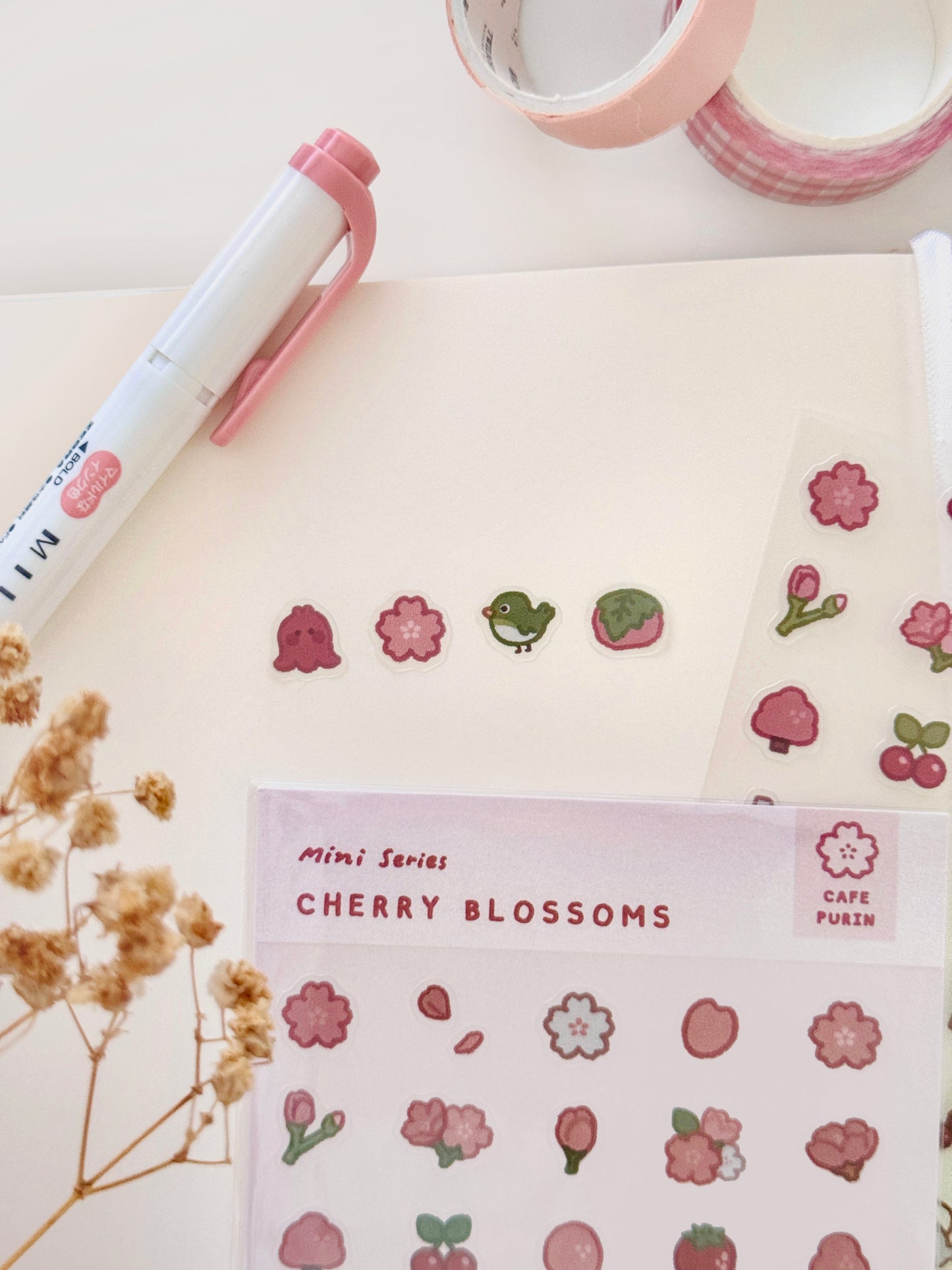 Cherry Blossoms Sticker Sheet ⋮ Mini Series