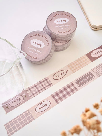 Everyday Patterns Washi Masking Tape