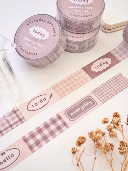 Everyday Patterns Washi Masking Tape