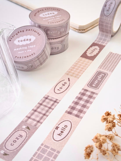 Everyday Patterns Washi Masking Tape