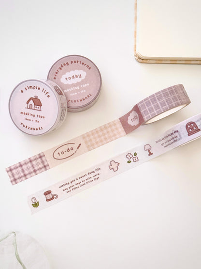 Everyday Patterns Washi Masking Tape