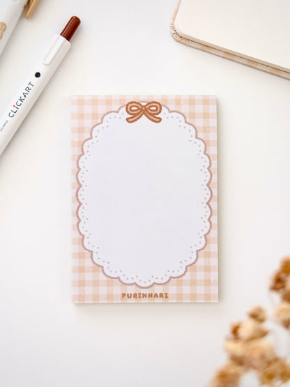 Lace Doily Memo Pad