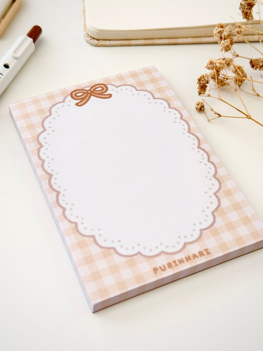 Lace Doily Memo Pad