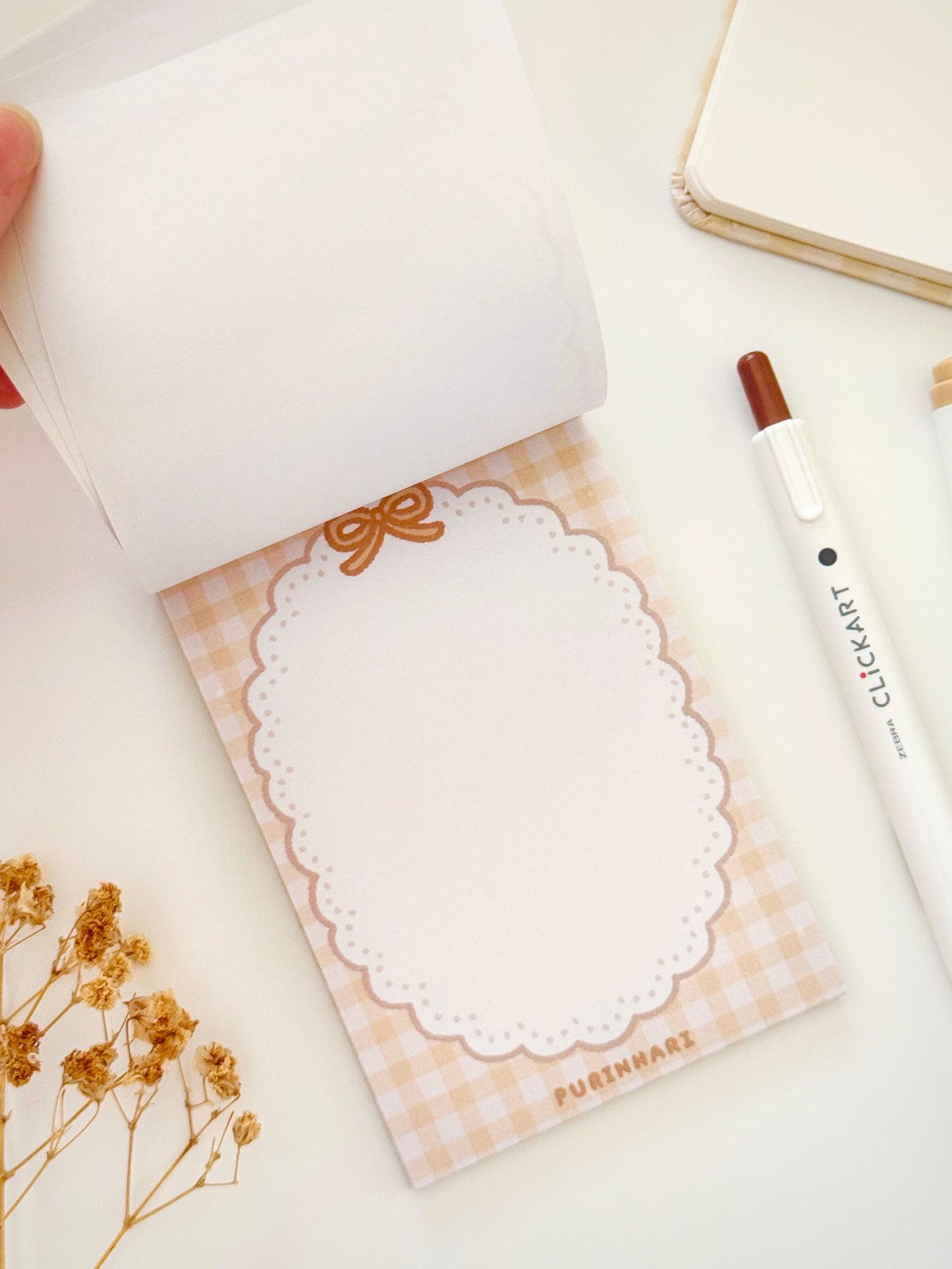 Lace Doily Memo Pad