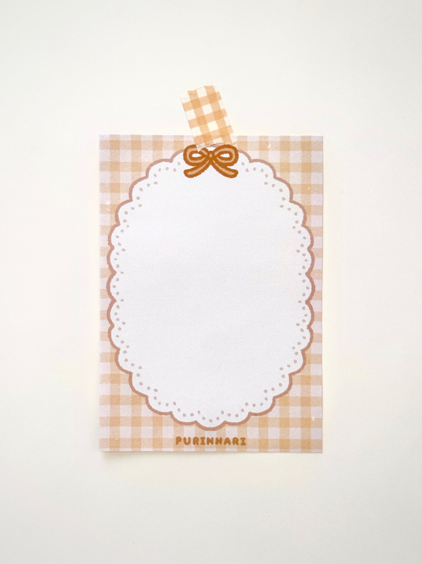 Lace Doily Memo Pad