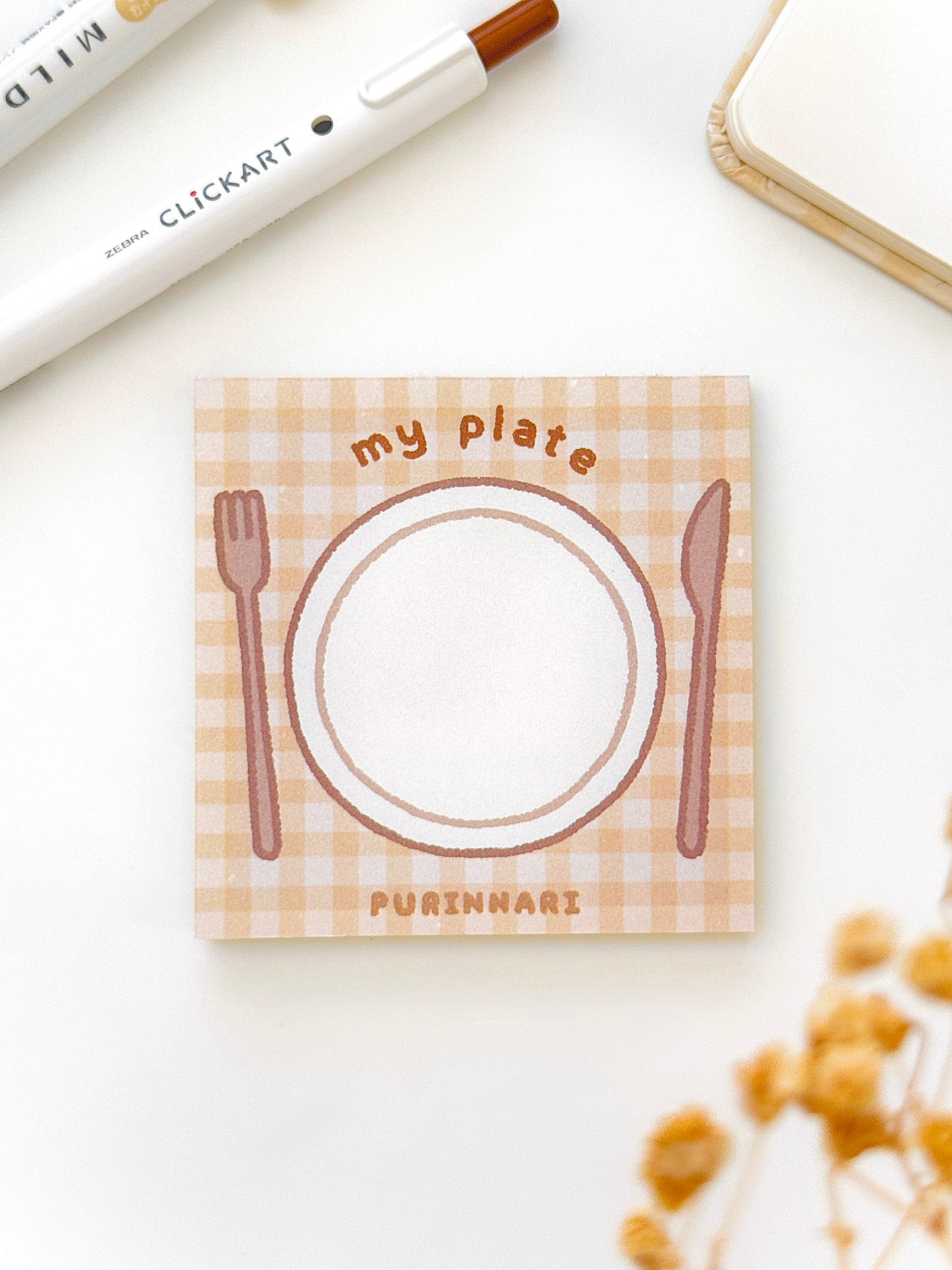 My Plate Sticky Note