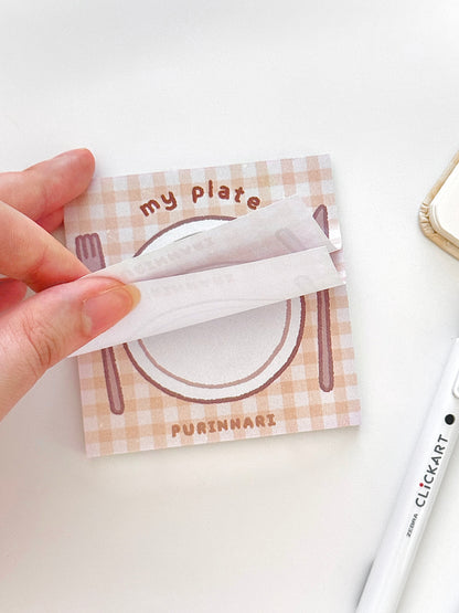 My Plate Sticky Note