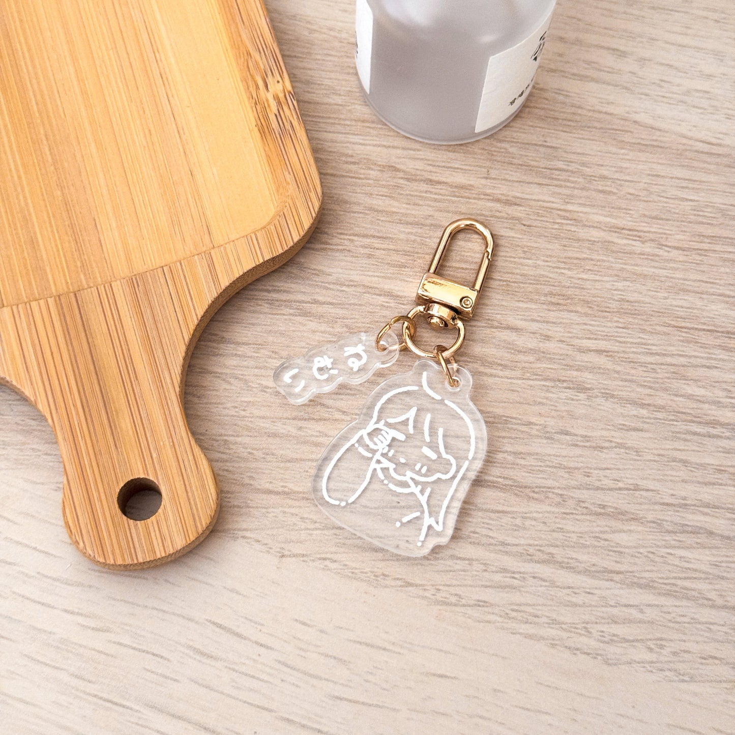 Sleepy Acrylic Charm Keychain ⋮ Sleepy Girl / Sleepy Boy