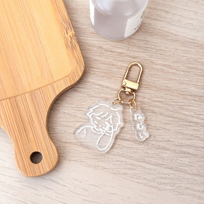 Sleepy Acrylic Charm Keychain ⋮ Sleepy Girl / Sleepy Boy