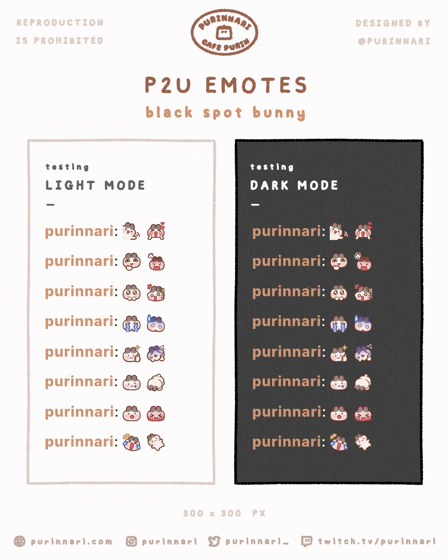 [ P2U ] Bunny Emote Bundle of 16 ⋮ Discord/Twitch/Youtube