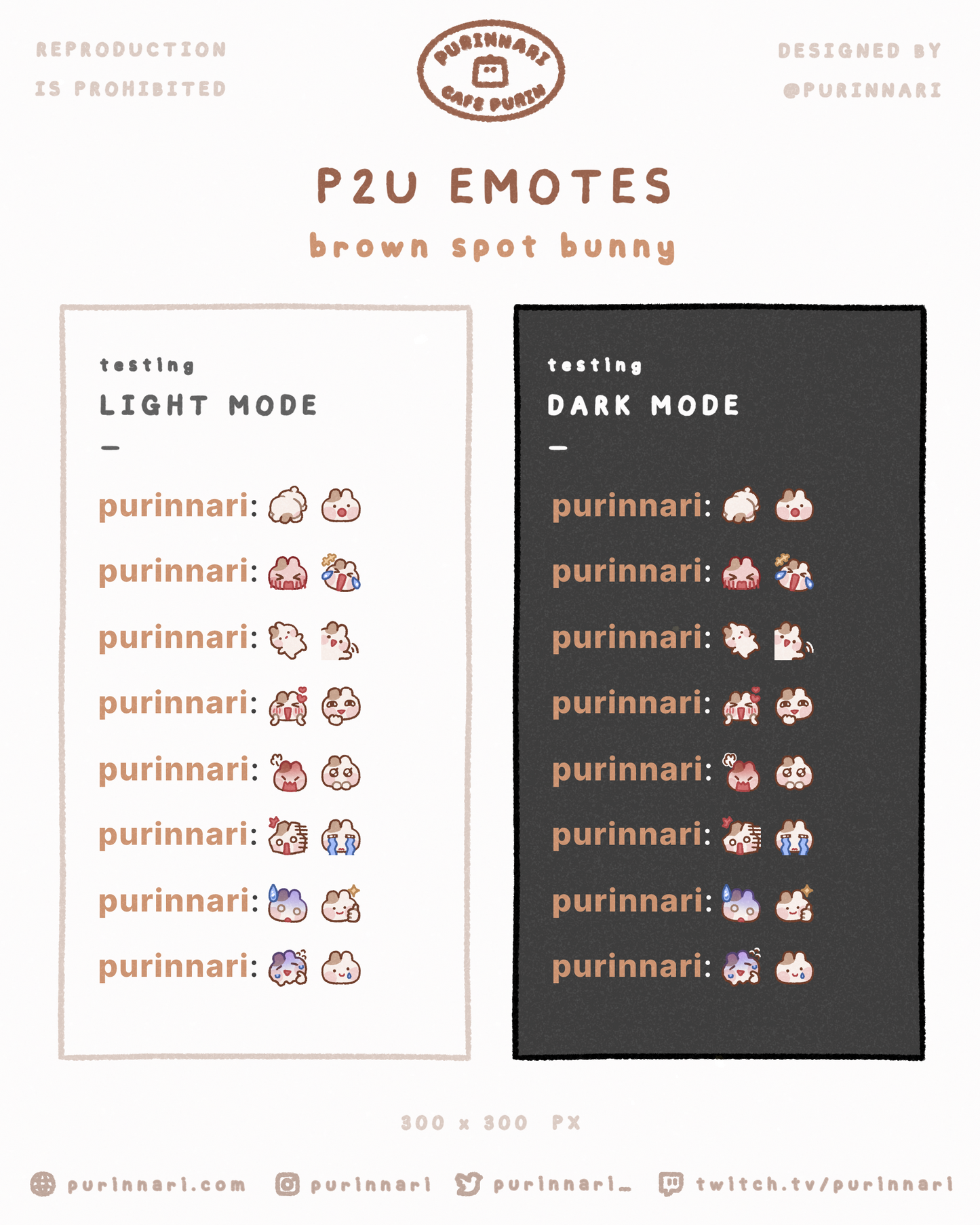 [ P2U ] Bunny Emote Bundle of 16 ⋮ Discord/Twitch/Youtube