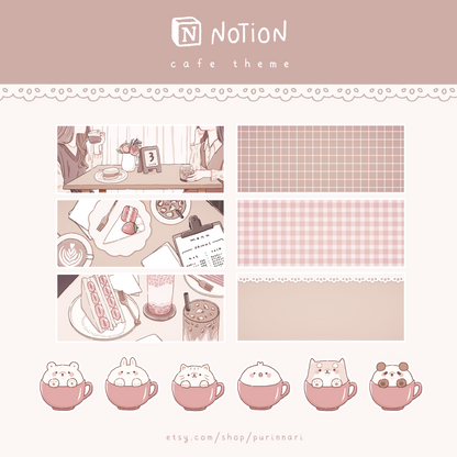 Aesthetic Cafe Notion Theme