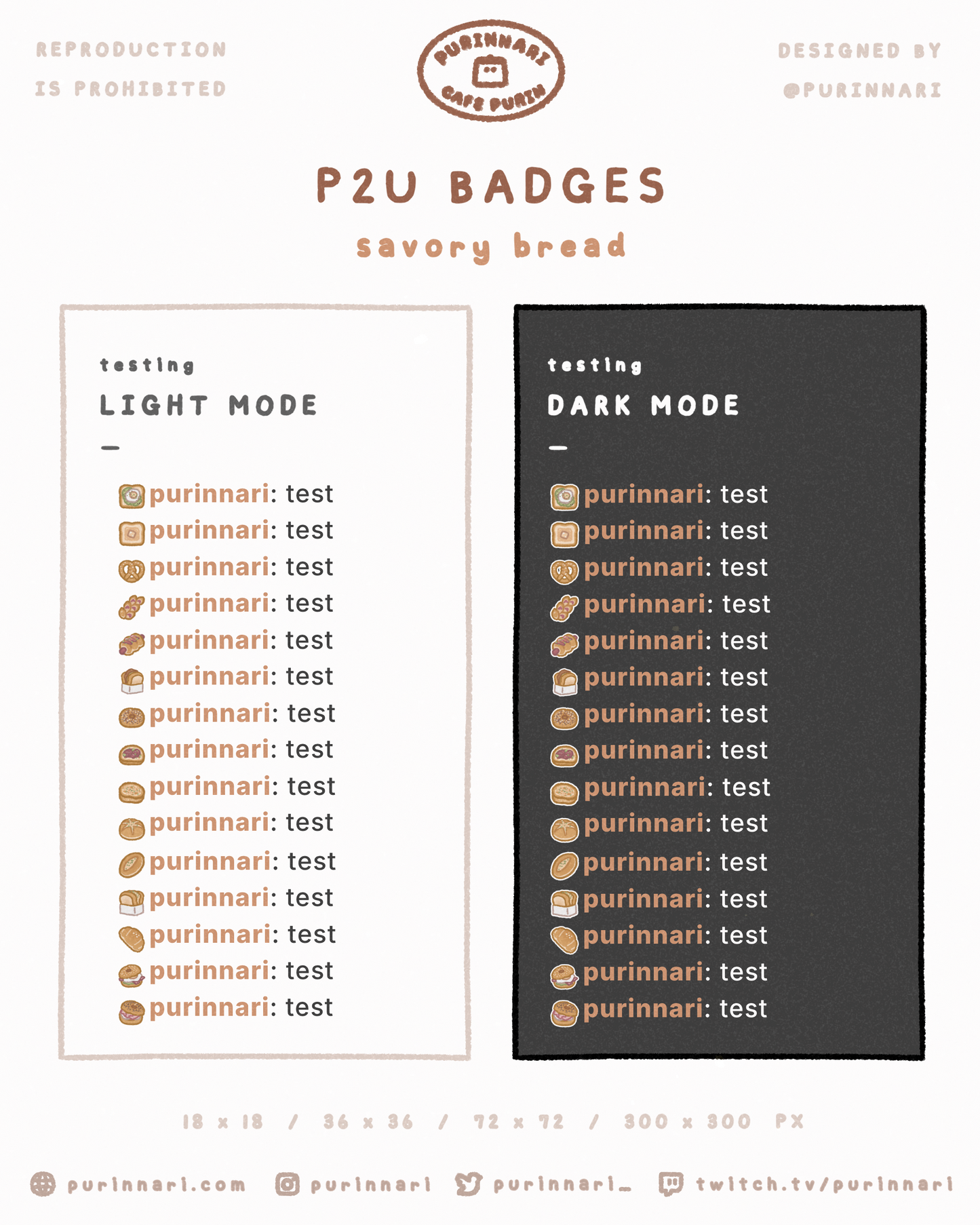 [ P2U ] Savory Breads Bundle of 15 ⋮ Twitch/Youtube/Discord