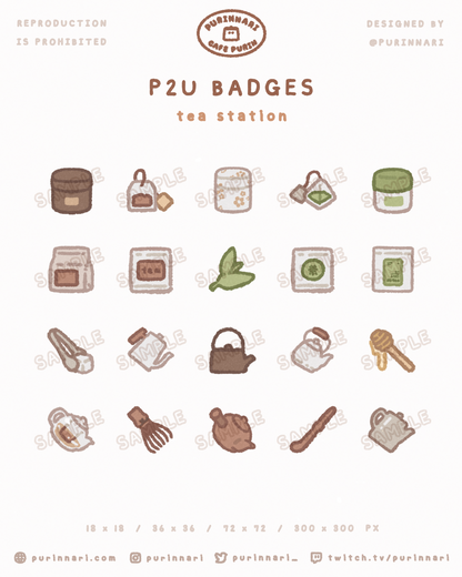 [ P2U ] Seasonal Tree Badge Bundle of 20 ⋮ Twitch/Youtube/Discord
